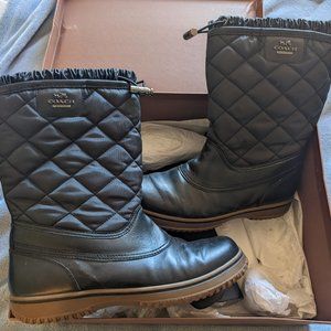 Coach water Resistant Snow Boots